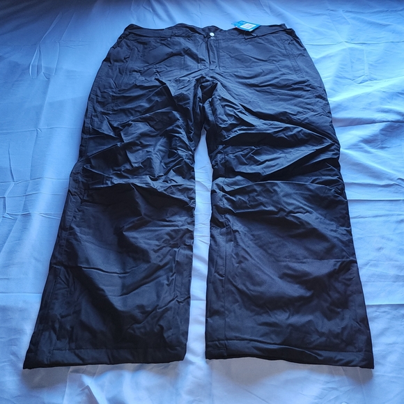 COLUMBIA BUGABOO IV MEN'S INSULATED SKI SNOWBOARD SNOW PANRS BLACK SIZE 3XLARGE